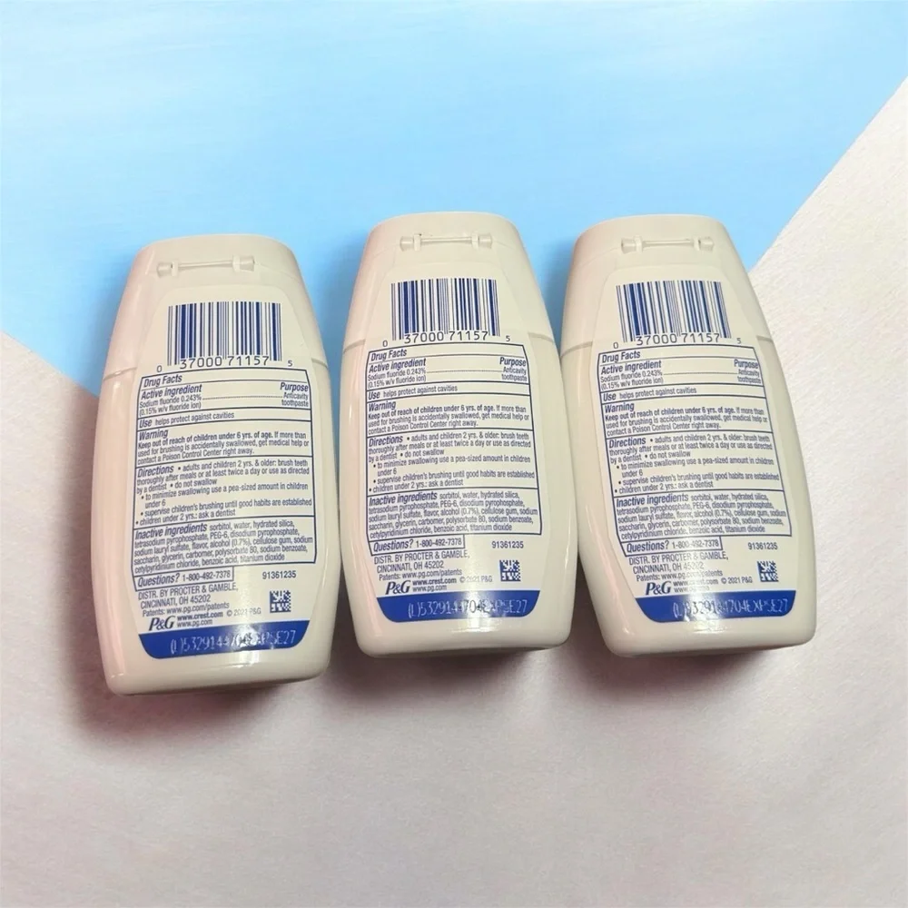 Crest Kids 3-in-1 Toothpaste - Blue and White